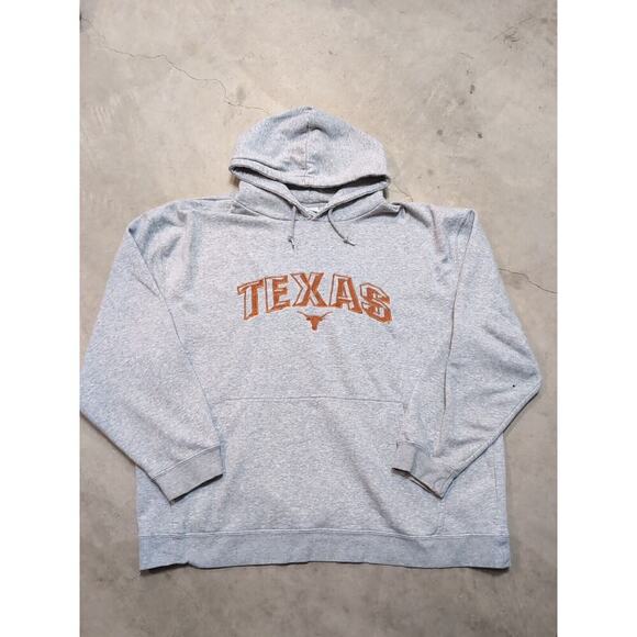 Knights Apparel Other - Y2K Pro Edge Texas Longhorns Hoodie Mens 2XL Gray Embroidered